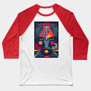 Viva La Vinyl Red Baseball T-Shirt